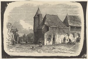 Vue sur la Koppelpoort à Amersfoort