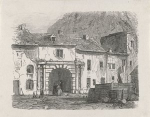 Porte dans la banlieue de Claussen de la ville de Luxembourg - Isaac Weissenbruch