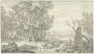 Paysage arcadien - Isaac de Moucheron