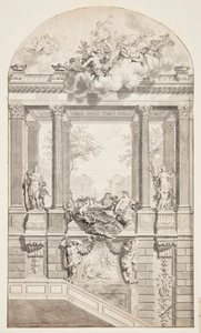 Design pour escalier, château de Voorst, La Haye, Pays-Bas