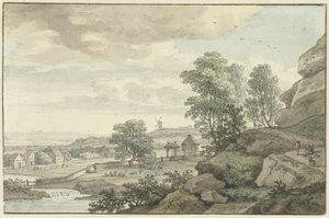 Vue dans les environs de Bentheim - Isaac de Moucheron