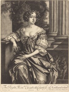 La très honorable Elizabeth comtesse de Northumberland - Isaak Beckett after Sir Peter Lely
