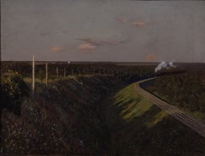Un train en route, années 1890 - Isaak Ilyich Levitan