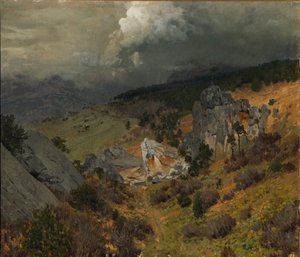 Dans les montagnes de Crimée, 1886 - Isaak Ilyich Levitan