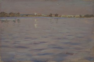Derniers rayons de soleil. Un lac, 1898-1899