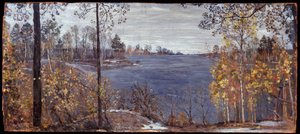Automne tardif. Peinture de Isaak Izrailevich Brodsky (Brodski) (1884-1939) - Isaak Israilevich Brodsky