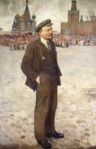 Lénine sur la Place Rouge - Isaak Israilevich Brodsky