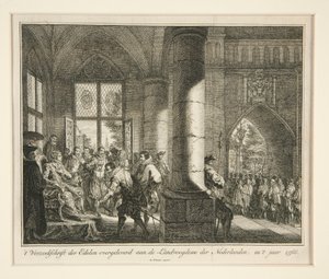 Verzoekschrift der Edelen overgeleverd aan de Landvoogdene der Nederlanden, in - Isaak Tirion