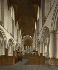 Intérieur de Saint Bavo, Haarlem, 1680 - Isaak van Nickele