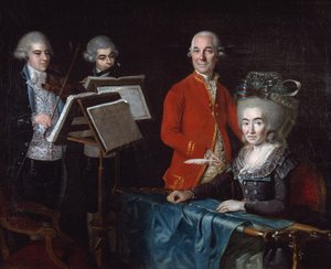 Groupe familial, 1781