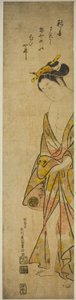 Jeune femme après un bain - Ishikawa Toyonobu