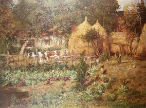 Les meules de foin - Isidor Verheyden