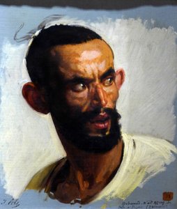 Tête de Kabyle, vers 1860