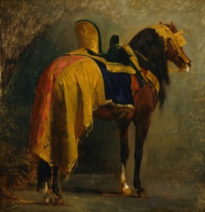 Cheval caparaçonné