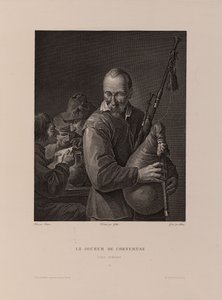 Le joueur de cornemuse - Isidore Stanislas Helman