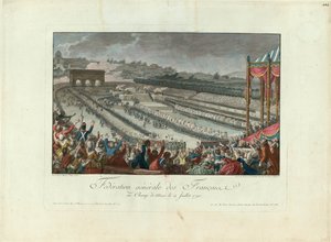 La Fête de la Fédération au Champ de Mars le 14 juillet 1790, 1790