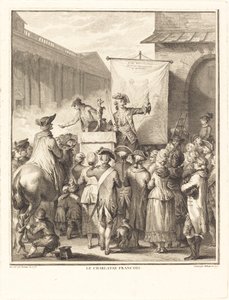 Le charlatan français - Isidore Stanislas Helman after Jean Duplessi Bertaux