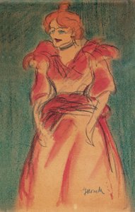 Chanteuse de cabaret - Isidre Nonell