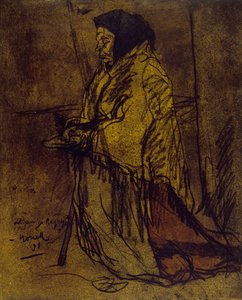 Pauvre femme en train de prier - Isidre Nonell