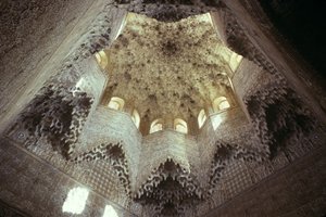 Plafond de la Salle des Abencerrajes