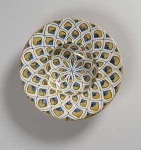 Assiette décorée, mauresque - Islamic School