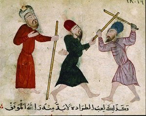 Hommes en duel, du Vieux Caire (Fostat), 910-1171 - Islamic School