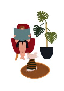 Coin tranquille, 2015 (papier découpé) - Isobel Barber