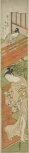 Attirant son attention - Isoda Koryusai