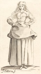 Jeune femme avec les mains sur les hanches, vue de face
