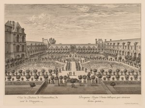 Vue du Château de Fontainebleau, depuis l