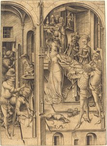 Décapitation de Saint Jean-Baptiste - Israhel van Meckenem