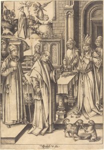 Le sacrifice de Joachim, vers 1490-1500 - Israhel van Meckenem