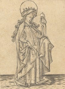 Sainte Agathe - Israhel van Meckenem