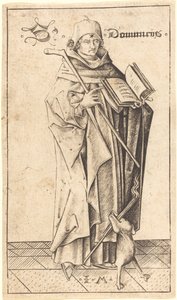 Saint Dominique - Israhel van Meckenem