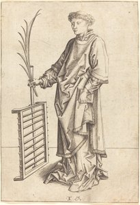 Saint Laurent, c. 1480-1490 - Israhel van Meckenem