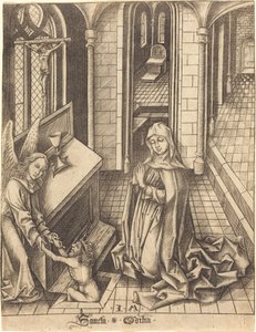 Sainte Ottilie - Israhel van Meckenem