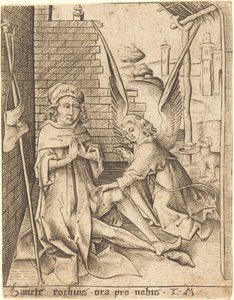 Saint Roch - Israhel van Meckenem