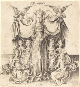 Sainte Ursule et ses suivantes - Israhel van Meckenem