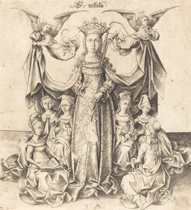 Sainte Ursule et ses demoiselles, vers 1475-1480 - Israhel van Meckenem