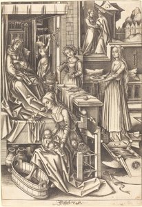 La naissance de la Vierge, vers 1490-1500
