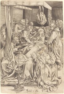 Mort de la Vierge - Israhel van Meckenem