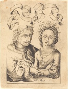 Le vieil homme insensé et la jeune fille, vers 1480-1490