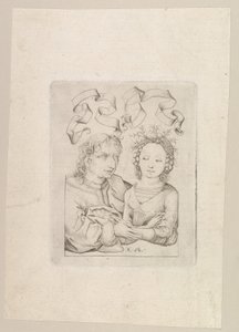 Le couple mal assorti, vers 1480-90