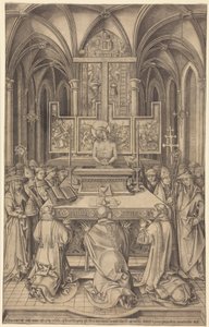La Messe de Saint Grégoire - Israhel van Meckenem