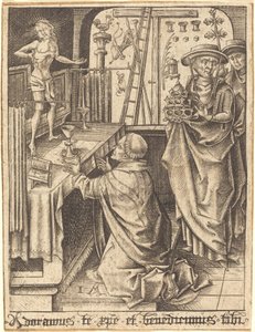 La Messe de Saint Grégoire - Israhel van Meckenem