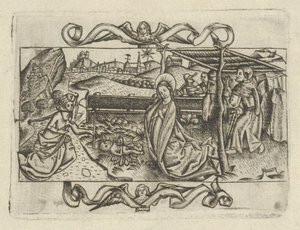 La Nativité - Israhel van Meckenem