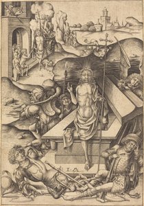 La Résurrection, c. 1480 - Israhel van Meckenem
