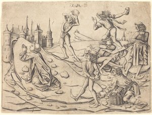 La lapidation de Saint Étienne, vers 1470