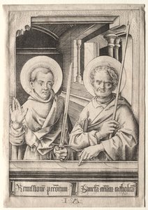 Les Douze Apôtres : Saint Simon (?) et Saint Matthieu