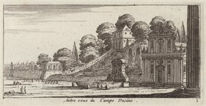 Autre vue du Campo Vaccino - Israël Silvestre